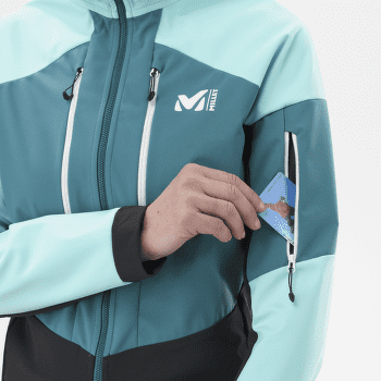 Jachetă Millet M WHITE SHIELD JKT Women BLACK/ARUBA