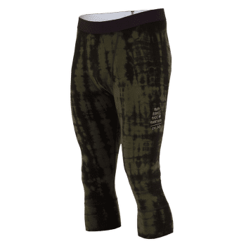 Colanți 3/5 Mons Royale Cascade Merino Flex 200 3/4 Legging Olive Tie Dye