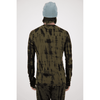 Tricou cu mânecă lungă Mons Royale Cascade Merino Flex 200 LS Olive Tie Dye