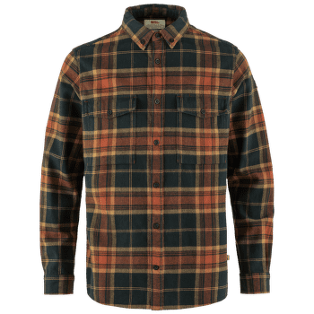Cămașă cu mânecă lungă Fjällräven Övik Twill Shirt Men Autumn Leaf-Dark Navy