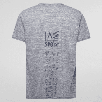 Tricou cu mânecă scurtă La Sportiva Cave Paint T-Shirt Men Deep Sea