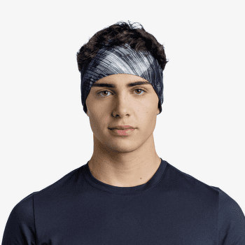Bandă pentru cap Buff Coolnet UV Wide Headband STAL GREY