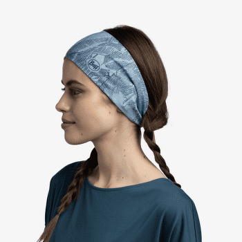 Bandă pentru cap Buff Coolnet UV Wide Headband LAVEN MIST
