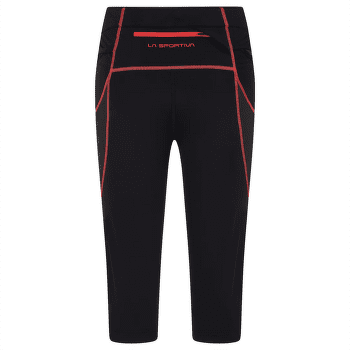 Colanți 3/5 La Sportiva TRIUMPH TIGHT 3/4 Women Black/Hibiscus