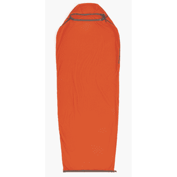 Inserție pentru sac de dormit Sea to Summit Reactor Fleece Sleeping Bag Liner - Mummy w/ Drawcord - Standard Picante Red