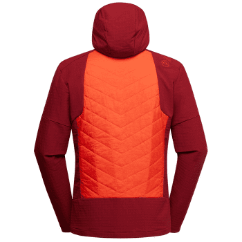 Jachetă La Sportiva KAP HYBRID HOODY Men Cherry Tomato/Sangria