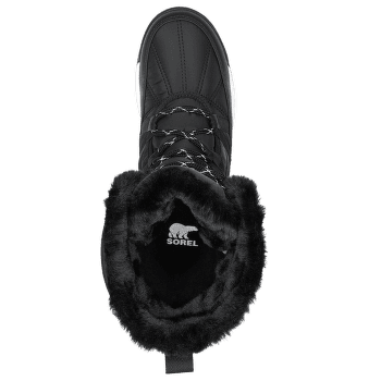 Încălțăminte Sorel Whitney™ II Plus Tall Lace WP Black, Sea Salt 010