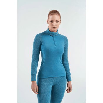 Tricou cu mânecă lungă Devold Duo Active Zip Neck Women (328 244) PORT