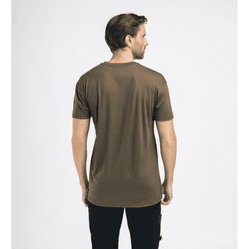 Tricou cu mânecă scurtă Aclima LightWool Tee Print Horn Men Tarmac