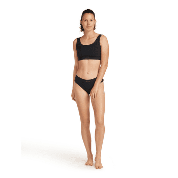 Sutien Icebreaker Merino Blend Rib Lotus Bra Women BLACK