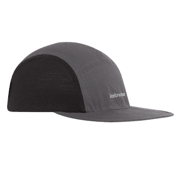 Capac Icebreaker Unisex Shell+™ Cotton Windbreaker 5 Panel Cap OBSIDIAN/BLACK/CB