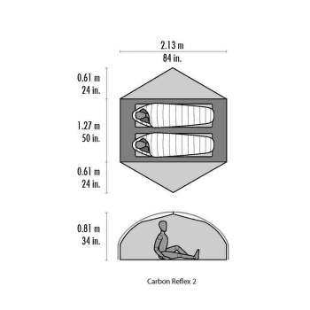Stat MSR Carbon Reflex 2 Tent Green V5