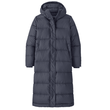 Haina Patagonia Silent Down Long Parka Women Sunken Blue