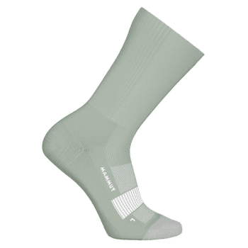 Șosete Mammut All-Mountain Targeted Cushion Merino Crew Socks 1315 silver sage-white