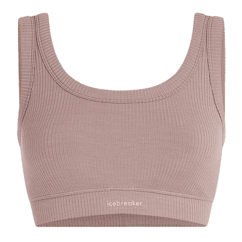 Sutien Icebreaker Merino Blend Rib Lotus Bra Women SUMMIT