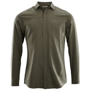Cămașă cu mânecă lungă Aclima LeisureWool Woven Wool Shirt Men Ranger Green