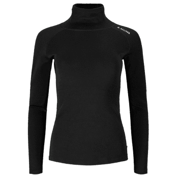 Tricou cu mânecă lungă Aclima WarmWool Roll Neck Women Jet Black