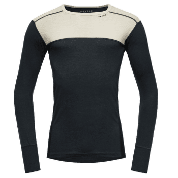 Tricou cu mânecă lungă Devold Lauparen Merino 190 Shirt Men 010C RAW WHITE/INK/BLACK