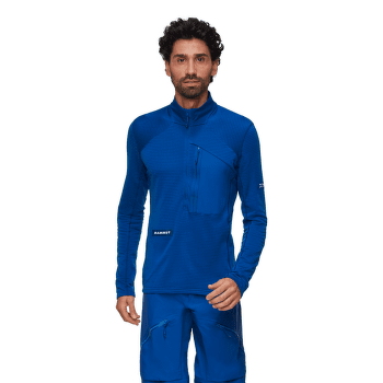 Tricou cu mânecă lungă Mammut Eiger Nordwand Advanced FL Half Zip Pull Men 50643 eiger blue