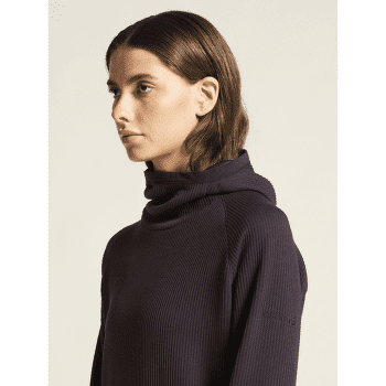 Tricou cu mânecă lungă Craft Grid Hood Women DK PLUM