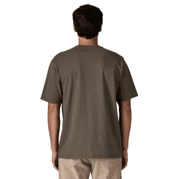 Tricou cu mânecă scurtă Patagonia Shop Sticker Pocket Responsibili-Tee Men Marlow Brown