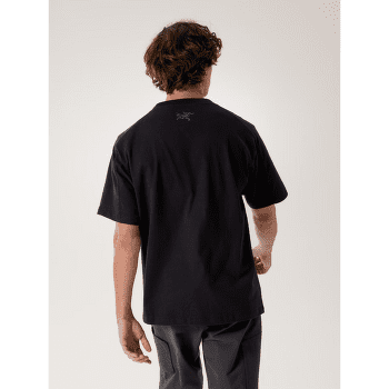 Tricou cu mânecă scurtă Arcteryx Kragg Cotton Lithographica SS Men Black