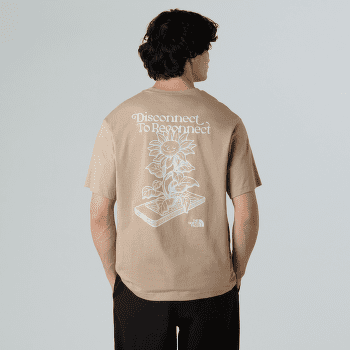 Tricou cu mânecă scurtă The North Face CONNECT RELAXED SS TEE-GRAPHIC Men WHITE DUNE