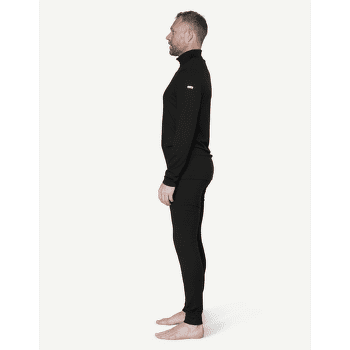 Tricou cu mânecă lungă Devold Breeze Plus Merino 200 Zip Neck Men 950A BLACK