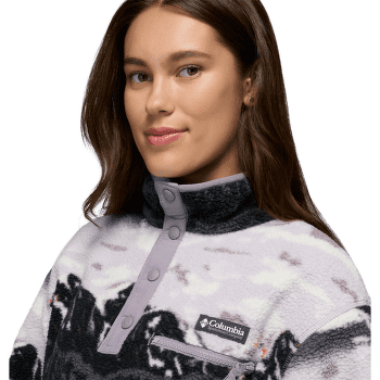 Hanorac Columbia Helvetia™ II Printed Cropped Half Snap Women Shale Purple Sisters, Shale Purple 554