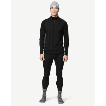 Pulover (închidere 3/4) Devold Duo Active Zip Neck Men 952A BLACK