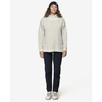 Pulover Devold Sorisen Wool Sweater Women 684B STONE/OFFWHITE