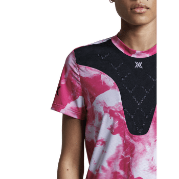 Tricou cu mânecă scurtă X-Bionic X-BIONIC® COREFUSION RUN SHIRT SS WOMEN DOT FADE/NEO PINK/WHITE