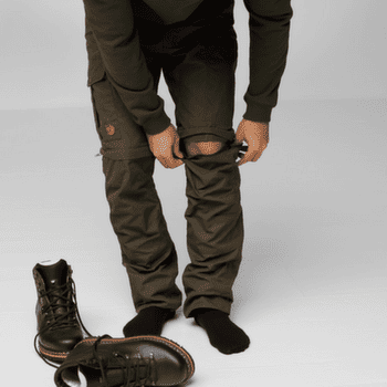 Pantaloni Fjällräven KARL PRO ZIP-OFF TROUSERS Men Suede Brown