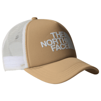 Capac The North Face TNF Logo Trucker KHAKI STONE-TNF WHITE