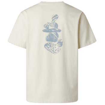 Tricou cu mânecă scurtă The North Face Stones Relaxed Short Sleeve Tee-Graphic Men WHITE DUNE