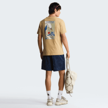 Tricou cu mânecă scurtă The North Face Mountain Celebration Regular SS Tee - Graphic Men Khaki Stone
