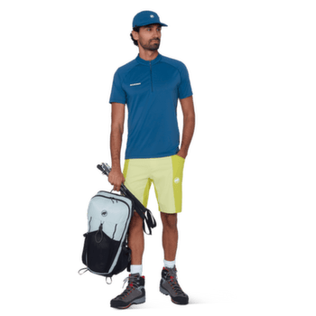 Tricou cu mânecă scurtă Mammut DUCAN FL HALF ZIP T-SHIRT MEN 50665 tschiel