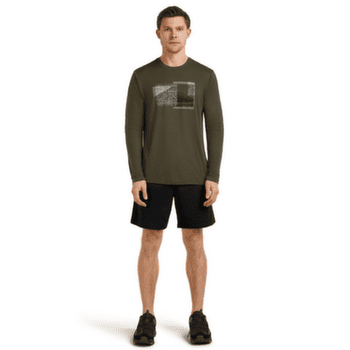 Tricou cu mânecă lungă Icebreaker Merino 150 Tech Lite LS Tee Peak Balance Men DK LODEN