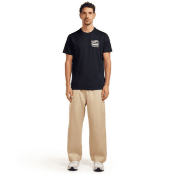 Tricou cu mânecă scurtă Icebreaker Merino 150 Tech Lite SS Tee Evolving Layers Men Midnight Navy