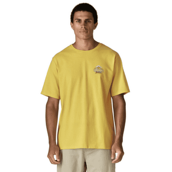 Tricou cu mânecă scurtă Patagonia Great Waves Responsibili-Tee Men White