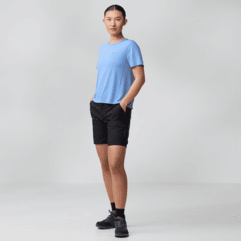 Tricou cu mânecă scurtă Fjällräven ABISKO LITE SS WOMEN Chalk Rose