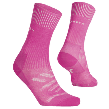 Șosete Lorpen Made Run Crew 5833 FUCHSIA PINK