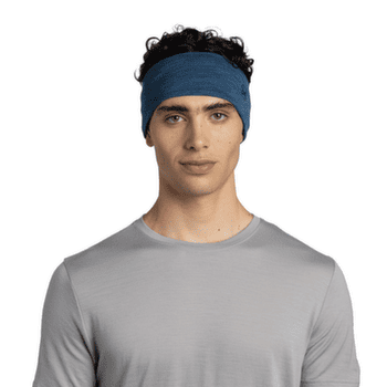 Bandă pentru cap Buff Lightweight Merino Wool Headband MULTISTRIPES TEMPEST