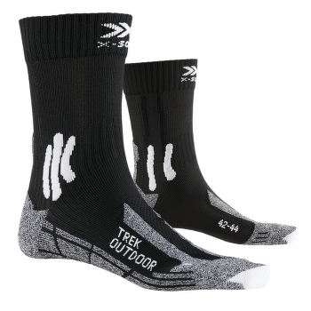 Șosete X-Bionic Trek Outdoor Socks Opal Black/Dolomite Grey Melange