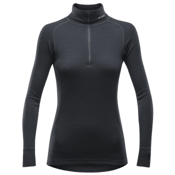 Tricou cu mânecă lungă Devold Duo Active Zip Neck Women 951 BLACK