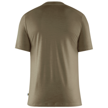 Tricou cu mânecă scurtă Fjällräven Abisko Wool SS Men Light Olive