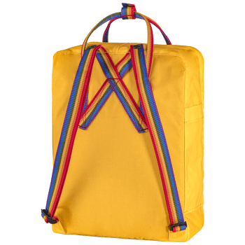 Rucsac Fjällräven Kanken Rainbow Warm Yellow-Rainbow Pattern