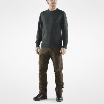 Pulover Fjällräven Övik Round-neck Sweater Men Dark Grey 030