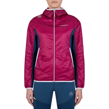 Jachetă La Sportiva Aequilibrium Insulation Hoody Women Red Plum/Opal