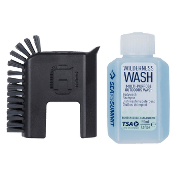 Set Sea to Summit Camp Kitchen Pot Scrubber 2 Piece Set Black-Black